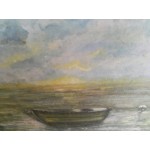 Средна картина масло на платно Испания - 3663
